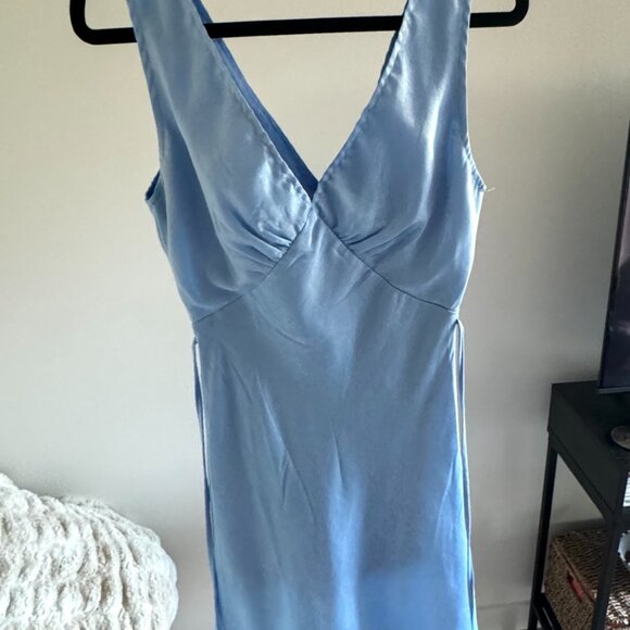 Peppermayo Blue Audrey Vintage Slip Dress - Size US 4 - Picture 3 of 6